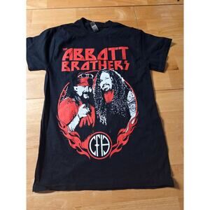 Abbott Brothers Pantera Shirt Dimebag Darrell Vinnie Paul Graphic Metal Tee